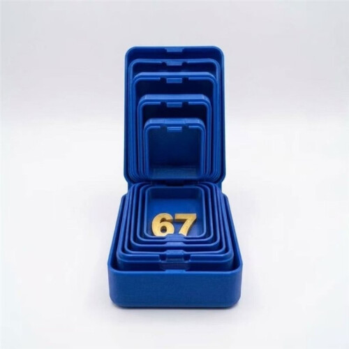 Storage Box Portable 3D Printed Jewelry Storage Box  Hidden Safe Box Decorative 7Layer Nesting Box Doll  Box D 1