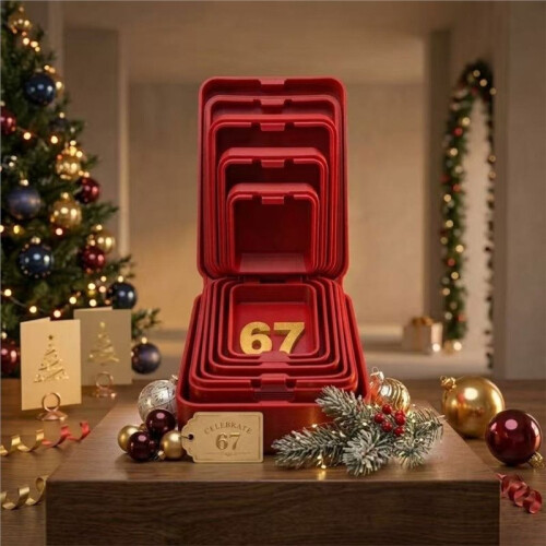 Storage Box Portable 3D Printed Jewelry Storage Box  Hidden Safe Box Decorative 7Layer Nesting Box Doll  Box A 2