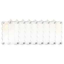 12 Hängende Bilderrahmen-Ornamente, Transparente Acryl-Bilderrahmen, Doppelseitig, Festliche Dekoration für Zuhause