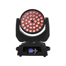 SHEHDS LED Zoom Wash Moving Head, 36x18W, RGBWA+UV mixkleur, DMX512 voor disco en bruiloft