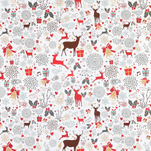 10pcs Christmas Wrapping Paper Thick Coated Gift Wrap Christmas Tree Reindeer Holiday Present Packaging