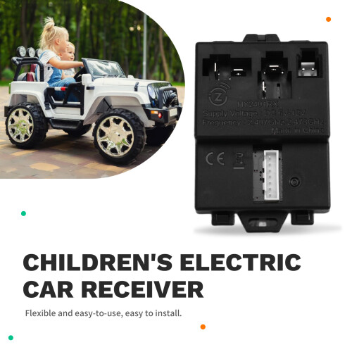 HY2401RX Children'S Electric Vehicle Remote Control Receiver, DC6V-12V Controller Main Board Accessories