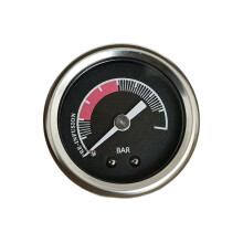 Coffee Maker Gauge Steam Pressure Gauge High Temperature Resistant Boiler Manometer for Accurate Bar Pressure Monitoring