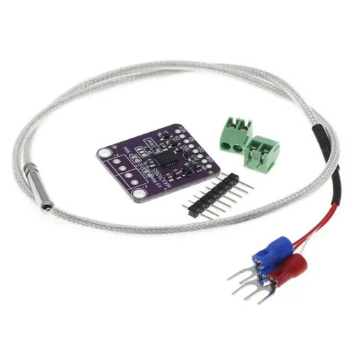 MAX31865 PT100 RTD-to-Digital Converter, Temperature Amplifier Module for PT100/PT1000 Sensors