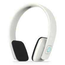 -Ear Headphone with Microphone, Stereo Sound, Adjustable Headband, Swivel Earcup, Lightweights Comfort White