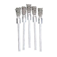 5 Stück Drahtbürsten mit Schaft, 0,3 mm Stahl, Stiftförmig, für Elektrische Rotationswerkzeuge, zum Entfernen Von Rost, Entgraten und Reinigen
