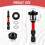 Magnetic Drywall Screw Setter Bits with Adjustable Depth Stop(6-Piece Set), Ph2 Positioning Bits & Removable Colla 7