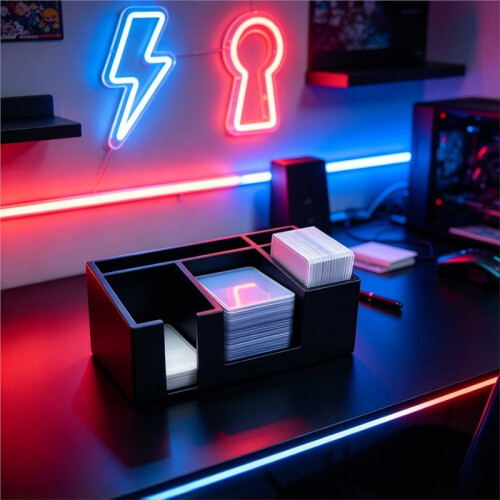 Game Trading Card Holder Deck Box Card Storage Box, Card Deck Case for Board Card Decks 2