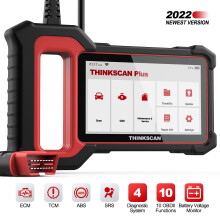 THINKCAR Thinkscan Plus S6, OBD2-scanner, professioneel autodiagnostisch hulpmiddel met 4 systeemdiagnoses en 5 gratis resets