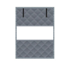 Winter Zichtbaar Geïsoleerd Raamgordijn 39"X63", Thermisch Geïsoleerde Raambekleding met Gespen, Zware Raamisolatie
