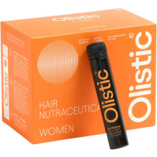 Olistic, Suplemento Alimentar Capilar para Mulher, Conjunto de 28 Ampolas