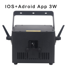 Laser Disco Podiumverlichting, 3W, RGB full color, met Bluetooth app en DMX-bediening voor feesten