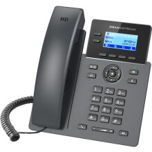 Grandstream Telefone IP GRP2602, 2 linhas, Áudio HD, Ecrã LCD, Preto