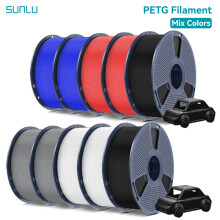 SUNLU Filament 3D PETG, 1.75mm, 10kg, Haute Résistance, Bobine Réutilisable, Pour Imprimantes FDM