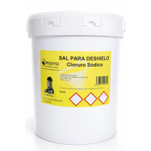 Sal para degelo, cubo de 20 kg, para caminhos e parques de estacionamento