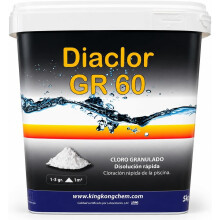 DIASA INDUSTRIAL Cloro Choque DIACLOR GR 60, 5 KG, granulado de dissolução rápida para piscinas