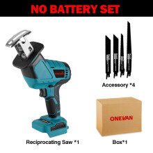 ONEVAN reciprozaag, 3600W, 0-12000 SPM, draadloos, zonder accu, voor hout en metaal