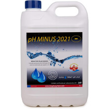 pH Minus 2021, Redutor de pH Líquido, 20 Litros, Para Piscinas de Obra, Liner e Sistemas de Cloração Salina