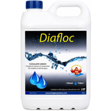 DIASA INDUSTRIAL Diafloc, floculante líquido superconcentrado para piscinas, 5 litros, clarifica água turva
