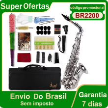 SLADE Altsaxofoon, Eb, messing, goud, voor beginners en studenten