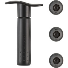 Le Creuset Bomba de vácuo para vinho, plástico, Preto Mate, inclui 3 rolhas