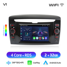 Junsun Autoradio Multimédia Android 14, 6,2 pouces, 2G 32G, CarPlay et Android Auto, pour Lancia Ypsilon 2012-2020