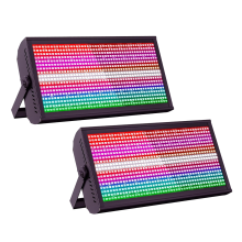 Yiflamefly Stage Lichtbalk, set van 2, 130W RGB LED, DMX512, voor feest en disco
