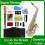 SLADE Altsaxofoon, Eb, messing, goud, voor beginners en studenten 2