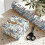 Vintage Christmas Wrapping Paper Roll Santa Tree Rustic Gift Wrap 0.43*5m 5