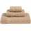 Conjunto de toalhas em fibra de bambu, 600 g/m2, bege, alta absorção e secagem rápida 1