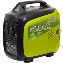Könner & Söhnen KSB 22i S, Gerador de Inverter 2000 W, Gasolina, Euro V, 2 Tomadas 16 A, Modo ECON, Silencioso