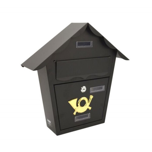 Cassetta postale - AWTOOLS - Cassetta postale Awtools - Nera - 370 x 365 x 100 mm