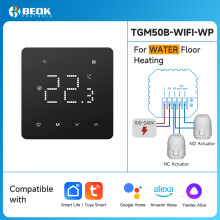 Vancoo Wasserbodenheizungssystem, Smart WIFI Thermostat mit zentralen Stellantrieben, 3A, 110–240 V
