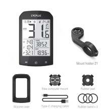 CYCPLUS M1 ordenador de bicicleta GPS con pantalla de 2,9 pulgadas, soporte Z1 para manillar de 31,8 mm