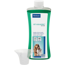 Virbac Vet Aquadent FR3SH, solução oral dental para cães e gatos, 500 ml
