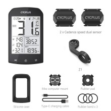 CYCPLUS M1 ordenador de bicicleta con GPS, pantalla de 2,9 pulgadas, resistente al agua IPX6