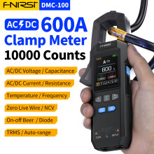 FNIRSI DMC-100 stroomtang multimeter, 10000 tellingen, 600A, 750V, met TFT kleurscherm en NCV