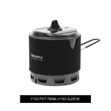 Fire-Maple G2 Petrel ultralichte kookpot, 750 ml, aluminiumlegering, voor wandelen en kamperen