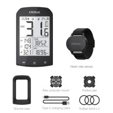 CYCPLUS M1 ordenador de bicicleta GPS, velocímetro con pantalla de 2,9 pulgadas, resistente al agua IPX6
