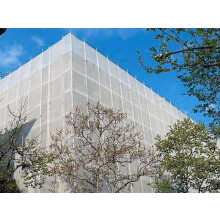 Ferretelix, rede mosquiteira para andaime, 8 x 20 m, branco, polietileno de alta densidade, proteção de fachadas