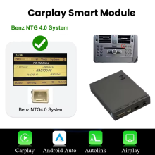 Module CarPlay et Android Auto sans fil pour Mercedes Benz NTG 4.0, Décodeur Bluetooth 5.0 avec Miroir Écran