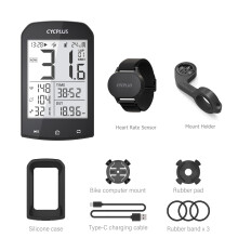 CYCPLUS M1 ordenador de bicicleta GPS, velocímetro con pantalla de 2,9 pulgadas, resistente al agua IPX6