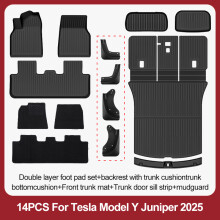 Lot de 14 pièces de tapis de sol et garde-boue pour Tesla Model Y Juniper 2025