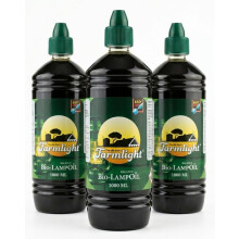 Farmlight óleo orgânico para lâmpadas e tochas, cera líquida inodora transparente antimosquitos 3L