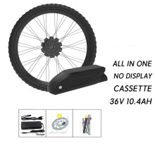 AJOOSOS iMortor 3.0 ombouwset voor elektrische fietsen, 350W voorwielmotor, 36V accu, voor mountainbike en racefiets
