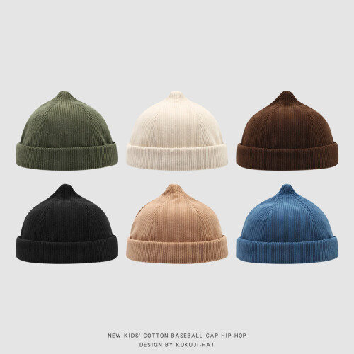 (Black)Unisex Children Hat With Pattern And Windproof Design For Fall Winter Season 2
