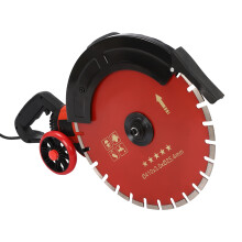 Scie à béton électrique 4000W, 16 pouces, profondeur de coupe 165 mm avec pompe à eau pour rainurage de murs