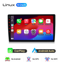 Autoradio Android, Écran Tactile IPS, CarPlay et Android Auto Sans Fil, GPS, WiFi, DAB+, 2DIN pour Peugeot 107, Toyota Aygo, Citroën