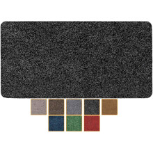 ANRO Felpudo Poet, antiderrapante, 80 x 40 cm, preto, polipropileno, para entradas