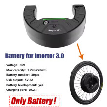 AJOOSOS iMortor 3.0 elektrische fietsombouwset, 350W motor, 36V 7,2Ah accu, voor 26 inch wiel